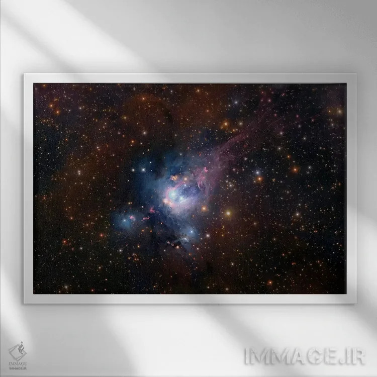 تابلو دکوراتیو مهد ستاره ای اثر رابرت گندلر - نمای قابدار سفید