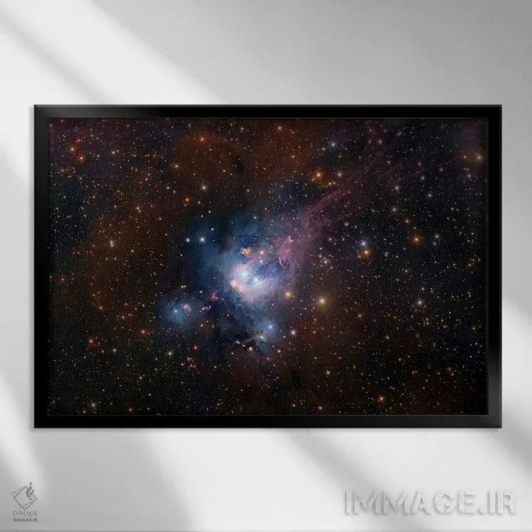 تابلو دکوراتیو مهد ستاره ای اثر رابرت گندلر - نمای قابدار مشکی