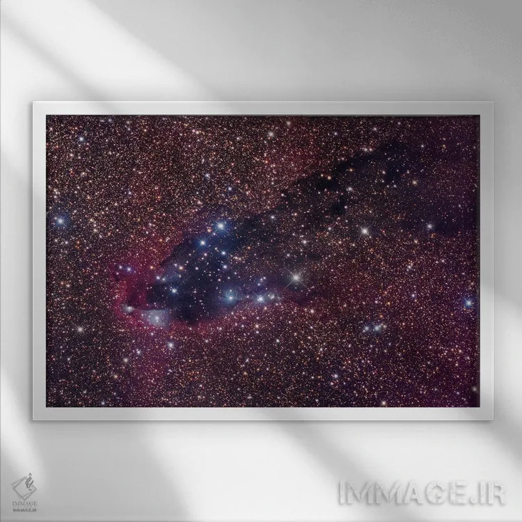 تابلو دکوراتیو Cometary Globule In Scorpius,برج تاریک، توده دنباله دار در… اثر رابرت گندلر - نمای قابدار سفید