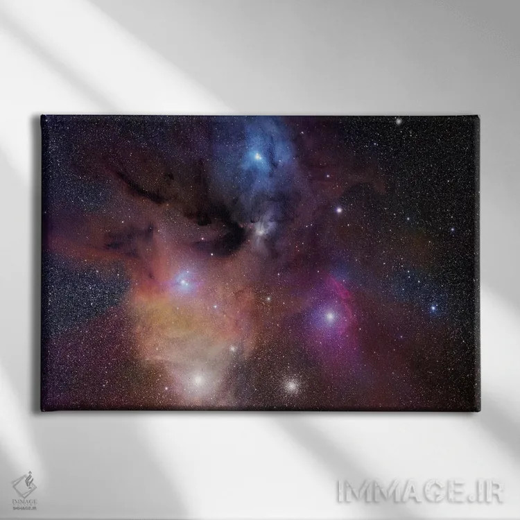 تابلو دکوراتیو موزاییک سحابی رو افیوخوس اثر رابرت گندلر - نمای روبهرو روی دیوار