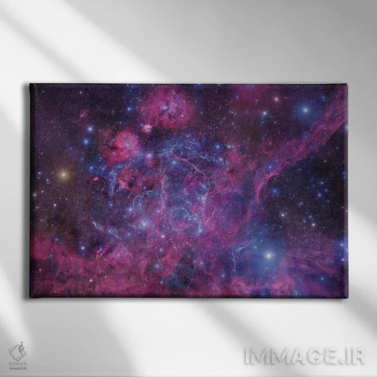 تابلو دکوراتیو باقیمانده ابرنواختر ولا اثر رابرت گندلر - نمای روبهرو روی دیوار
