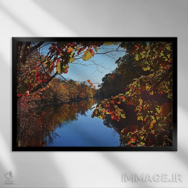 تابلو دکوراتیو پاییز ۲۰۱۹ II اثر رابرت گندلر - نمای قابدار مشکی