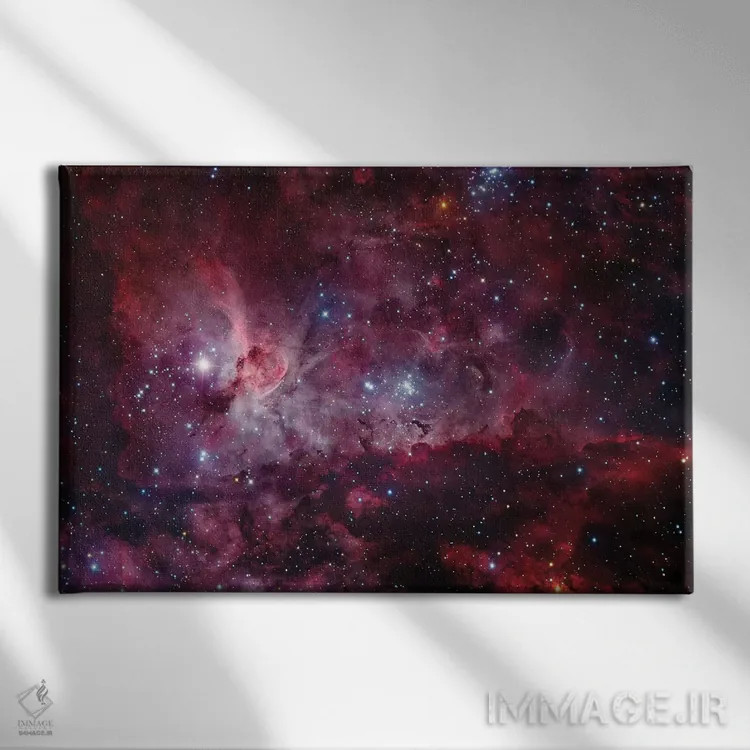 تابلو دکوراتیو سحابی اتا کارینائی III اثر رابرت گندلر - نمای روبهرو روی دیوار