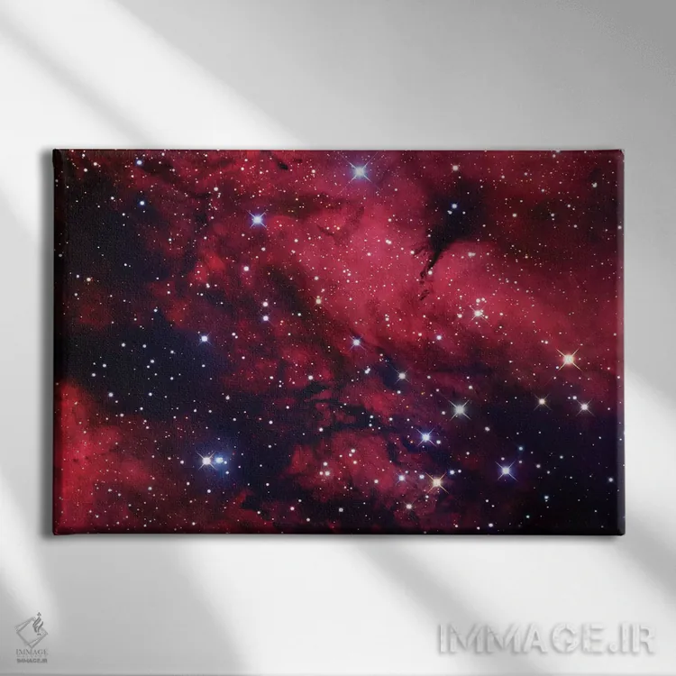 تابلو دکوراتیو سحابی پروانه در موزاییک ماکیان اثر رابرت گندلر - نمای روبهرو روی دیوار