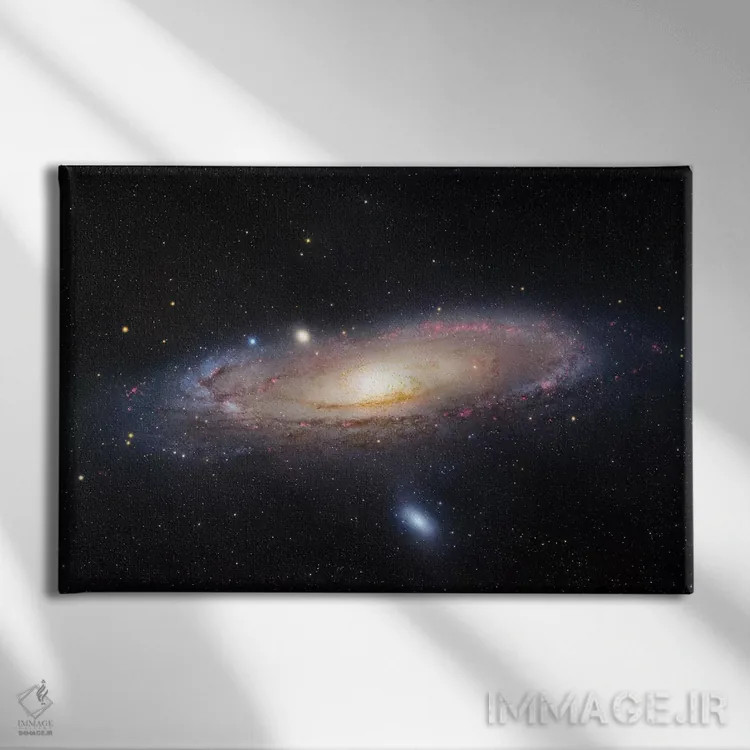 تابلو دکوراتیو Andromeda Galaxy III,M31، کهکشان آندرومدا III اثر رابرت گندلر - نمای روبهرو روی دیوار