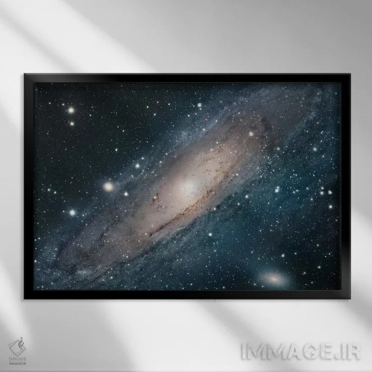 تابلو دکوراتیو Andromeda Galaxy I,M31، کهکشان آندرومدا I اثر رابرت گندلر - نمای قابدار مشکی