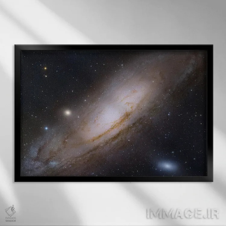 تابلو دکوراتیو Andromeda Galaxy IV,M31، کهکشان آندرومدا IV اثر رابرت گندلر - نمای قابدار مشکی