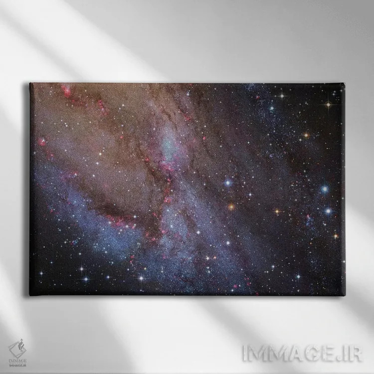 تابلو دکوراتیو ام۳۱، کهکشان آندرومدا ششم اثر رابرت گندلر - نمای روبهرو روی دیوار