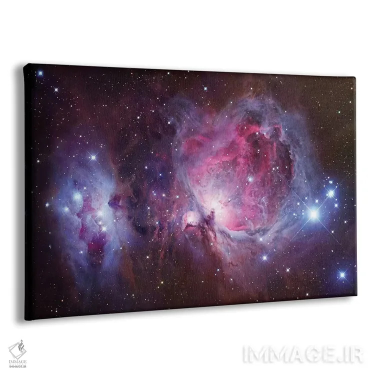 تابلو دکوراتیو ام۴۲، موزاییک سحابی بزرگ در صورت فلکی شکارچی اثر رابرت گندلر - نمای پرسپکتیو محصول