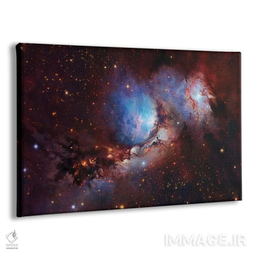 تابلو دکوراتیو ام۷۸، مجموعه سحابی در صورت فلکی شکارچی اثر رابرت گندلر - نمای پرسپکتیو محصول