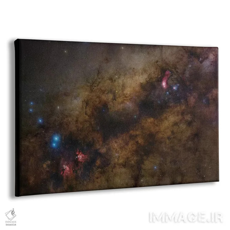 تابلو دکوراتیو مرکز کهکشان راه شیری اثر رابرت گندلر - نمای پرسپکتیو محصول
