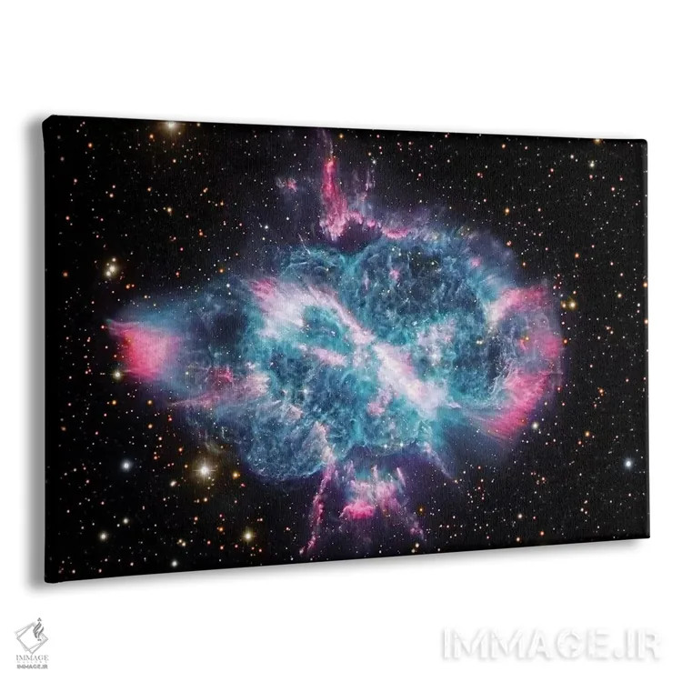 تابلو دکوراتیو سحابی سیاره نما در صورت فلکی مگس اثر رابرت گندلر - نمای پرسپکتیو محصول