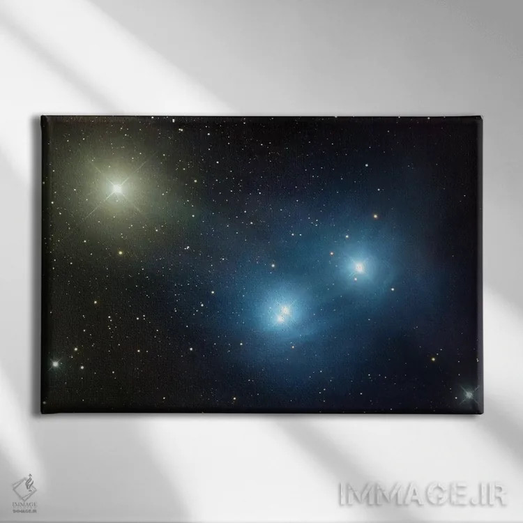 تابلو دکوراتیو مجموعه بازتابی در عقرب اول اثر رابرت گندلر - نمای روبهرو روی دیوار