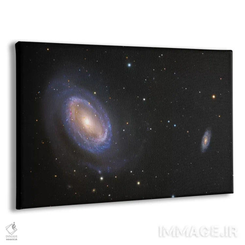 تابلو دکوراتیو کهکشان های مارپیچی در موی برنیکه اثر رابرت گندلر - نمای پرسپکتیو محصول