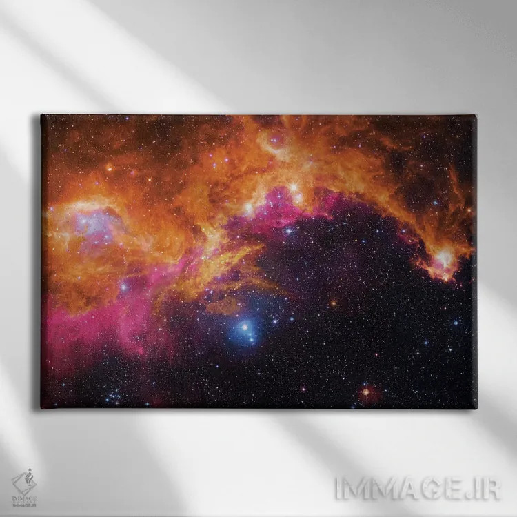 تابلو دکوراتیو سحابی مرغ دریایی دوم اثر رابرت گندلر - نمای روبهرو روی دیوار