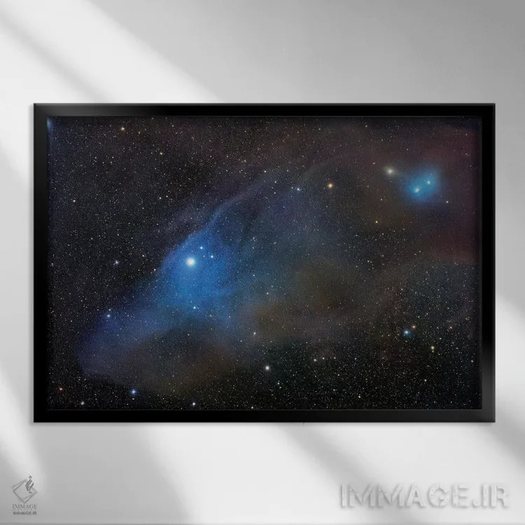 تابلو دکوراتیو مجموعه بازتابی در عقرب دوم اثر رابرت گندلر - نمای قابدار مشکی