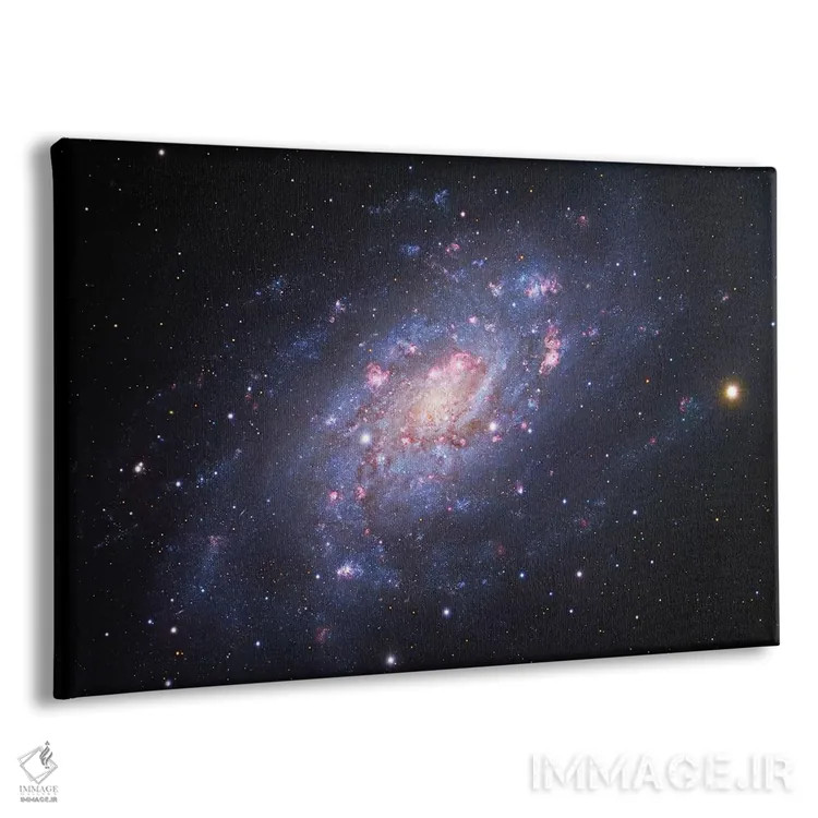 تابلو دکوراتیو کهکشان مارپیچی در زرافه سوم اثر رابرت گندلر - نمای پرسپکتیو محصول