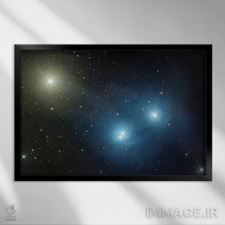 تابلو دکوراتیو مجموعه بازتابی در عقرب اول اثر رابرت گندلر - نمای قابدار مشکی