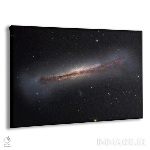 تابلو دکوراتیو کهکشان مارپیچی در صورت فلکی اسد اثر رابرت گندلر - نمای پرسپکتیو محصول