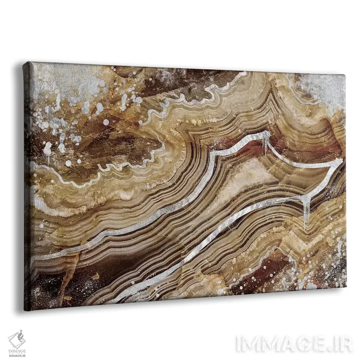 تابلو دکوراتیو نقره قناری اثر فایو بای فایو کالکتیو - نمای پرسپکتیو محصول