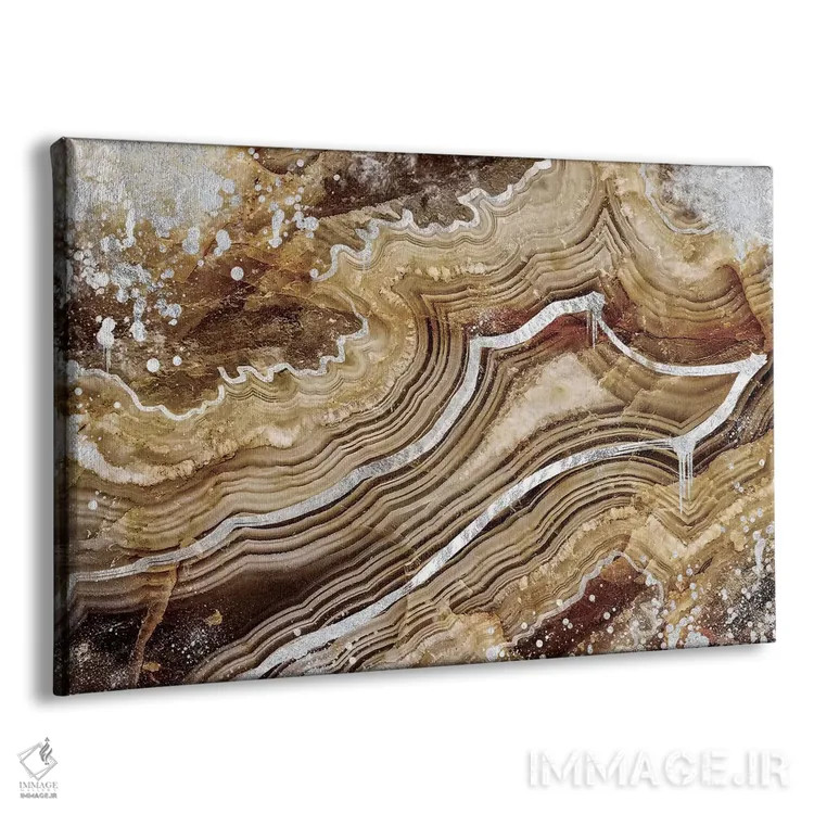 تابلو دکوراتیو نقره قناری اثر فایو بای فایو کالکتیو - نمای پرسپکتیو محصول