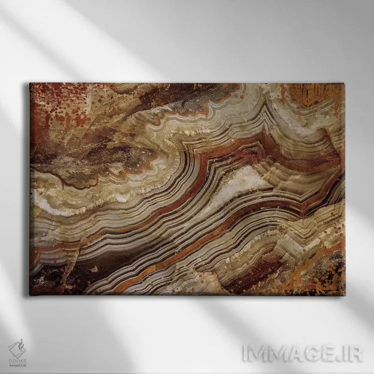 تابلو دکوراتیو قناری براق شده اثر فایو بای فایو کالکتیو - نمای روبهرو روی دیوار