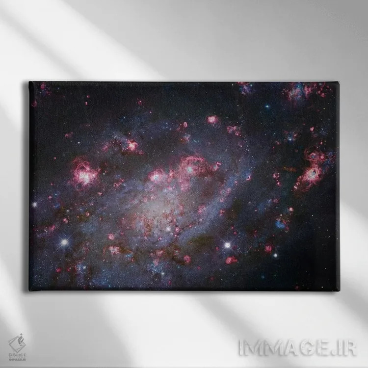 تابلو دکوراتیو کهکشان مارپیچی در زرافه اول اثر رابرت گندلر - نمای روبهرو روی دیوار