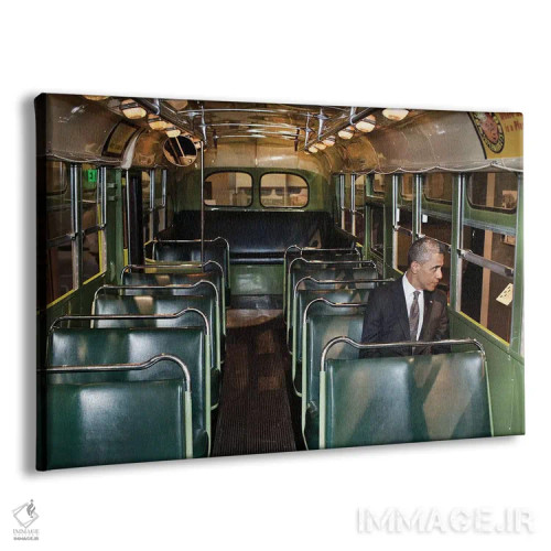 تابلو دکوراتیو باراک اوباما اثر پیت سوزا - نمای پرسپکتیو محصول