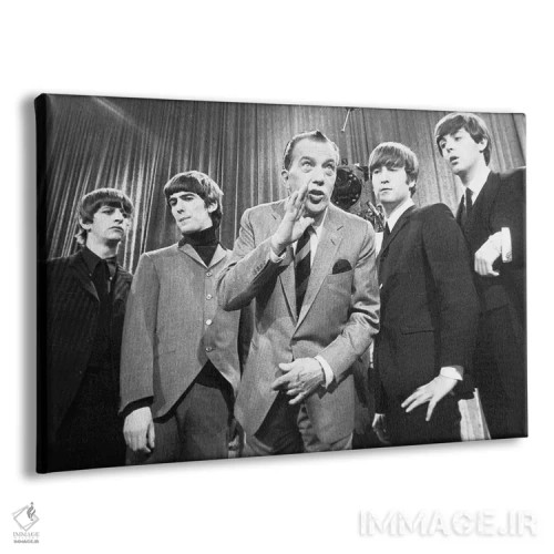 تابلو دکوراتیو بیتلز و اد سالیوان - نمای پرسپکتیو محصول