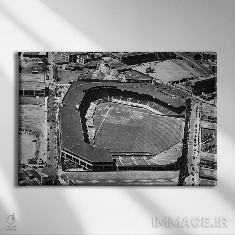 تابلو دکوراتیو بوستون: ورزشگاه فنوی - نمای روبهرو روی دیوار