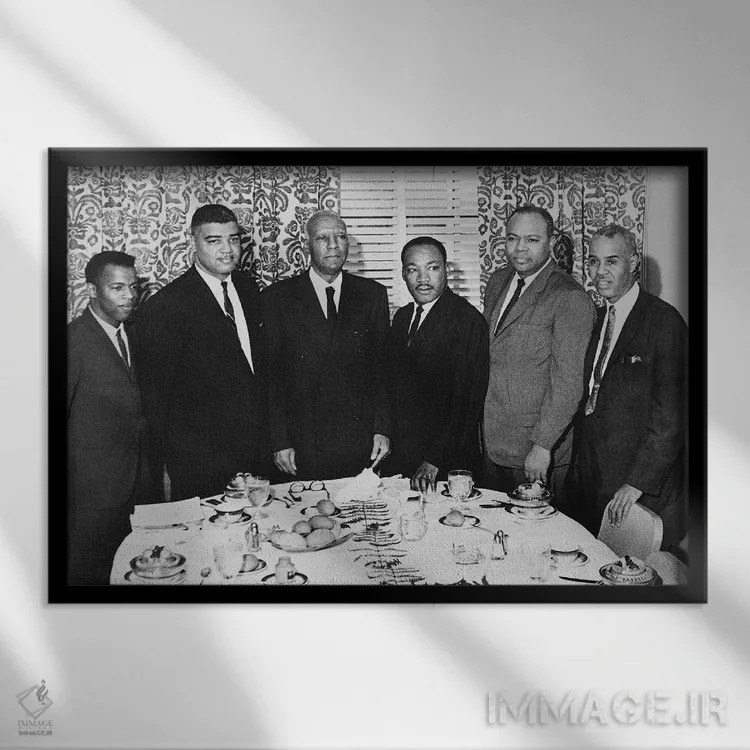 تابلو دکوراتیو 1963,رهبران حقوق مدنی، ۱۹۶۳ - نمای قابدار مشکی