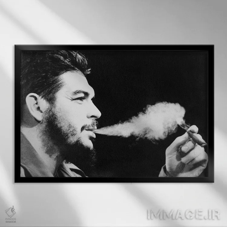 تابلو دکوراتیو ارنستو "چه" گوارا - نمای قابدار مشکی