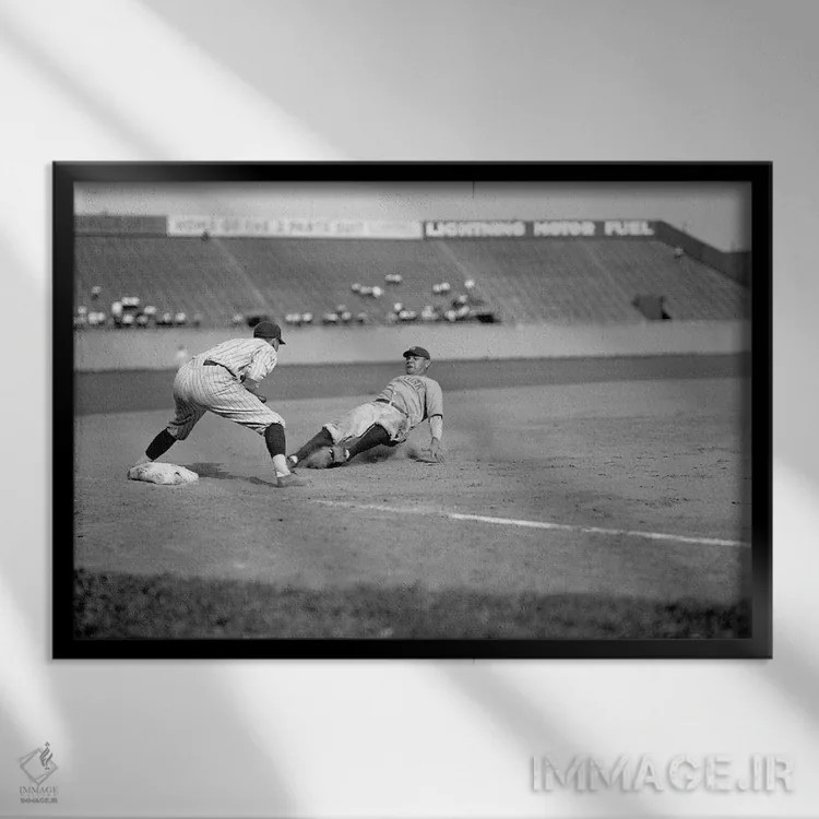 تابلو دکوراتیو جرج اچ. روث - نمای قابدار مشکی