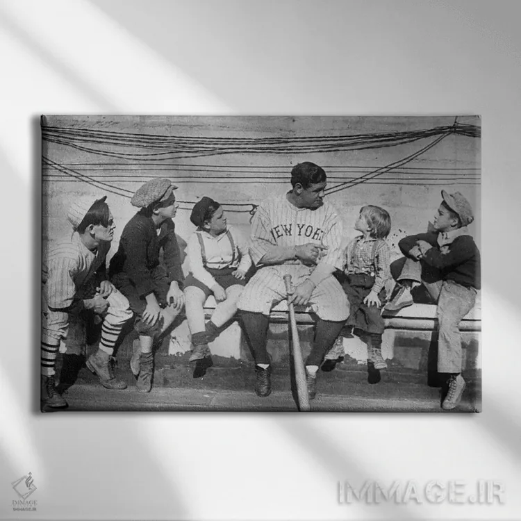 تابلو دکوراتیو جرج اچ. روث - نمای روبهرو روی دیوار