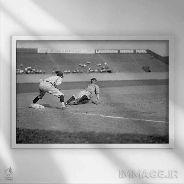 تابلو دکوراتیو جرج اچ. روث - نمای قابدار سفید