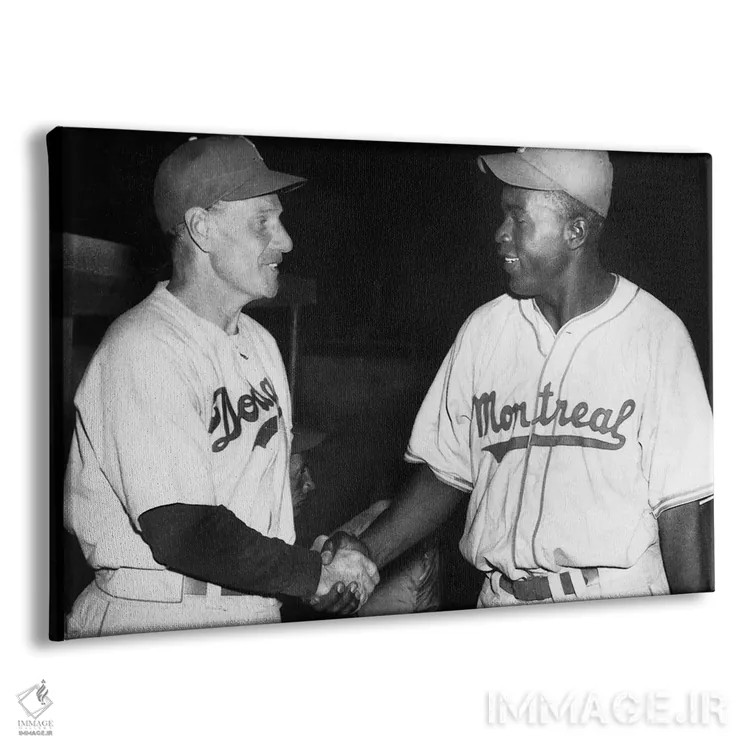 تابلو دکوراتیو جکی رابینسون - نمای پرسپکتیو محصول