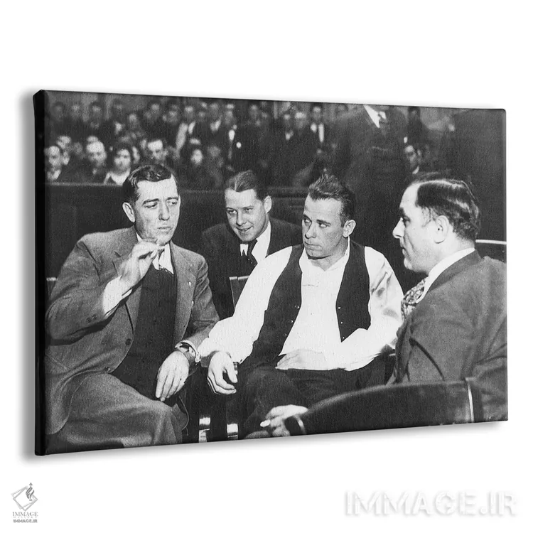 تابلو دکوراتیو جان دیلینجر - نمای پرسپکتیو محصول