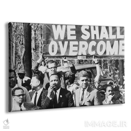 تابلو دکوراتیو Jr,مارتین لوتر کینگ جونیور - نمای پرسپکتیو محصول