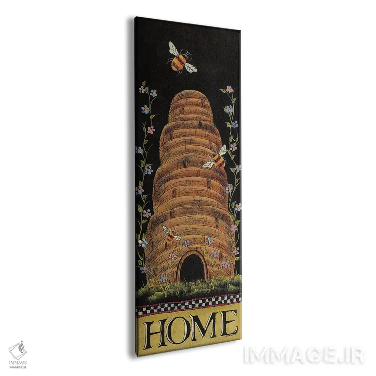 تابلو دکوراتیو خانه عسلی اثر لیزا هیلیکر - نمای پرسپکتیو محصول
