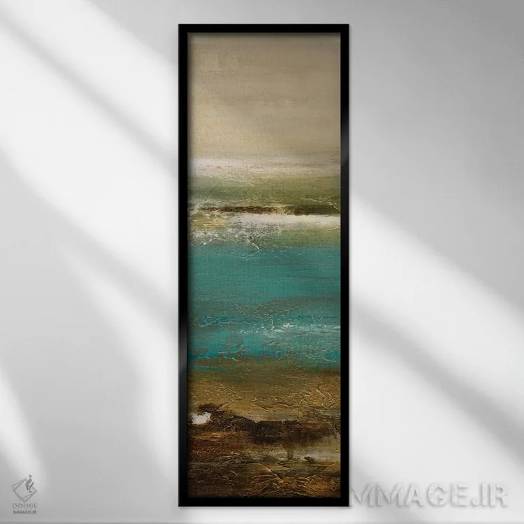 تابلو دکوراتیو لالایی تزیین شده شماره ۲ اثر لیلا براما - نمای قابدار مشکی