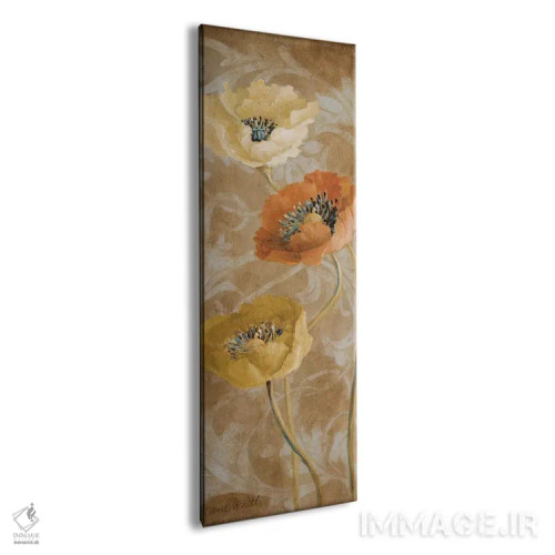 تابلو دکوراتیو "شقای قهوه ای II" اثر لینی لورث - نمای پرسپکتیو محصول