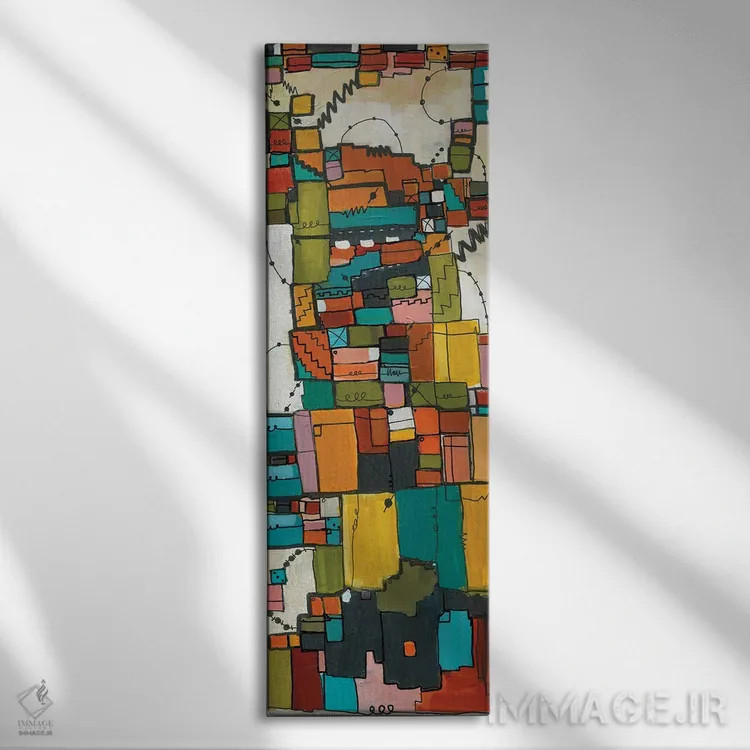 تابلو دکوراتیو کلاب ۵۷ اثر لیا نادو - نمای روبهرو روی دیوار