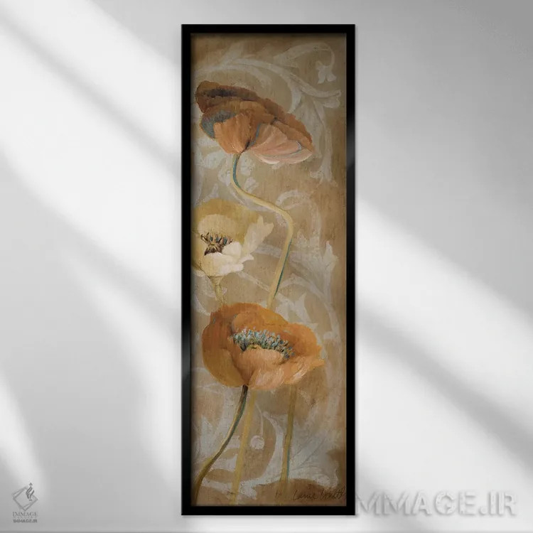 تابلو دکوراتیو "شقای قهوه ای I" اثر لینی لورث - نمای قابدار مشکی