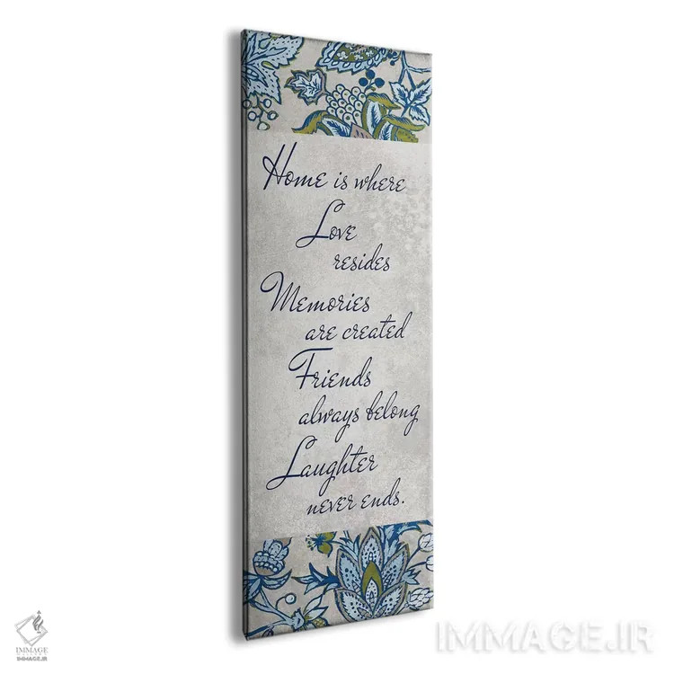 تابلو دکوراتیو "الهام بخش گل های اروپایی I" اثر لینی لورث - نمای پرسپکتیو محصول