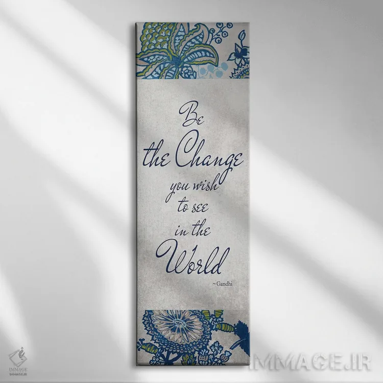 تابلو دکوراتیو "الهام بخش گل های اروپایی II" اثر لینی لورث - نمای روبهرو روی دیوار