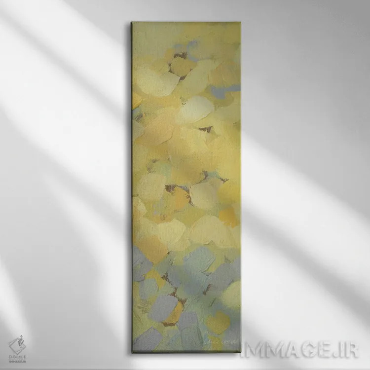 تابلو دکوراتیو "تکه هایی از زندگی I" اثر لینی لورث - نمای روبهرو روی دیوار