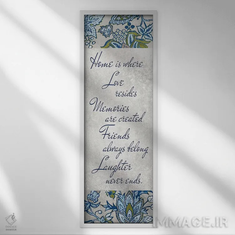 تابلو دکوراتیو "الهام بخش گل های اروپایی I" اثر لینی لورث - نمای قابدار سفید