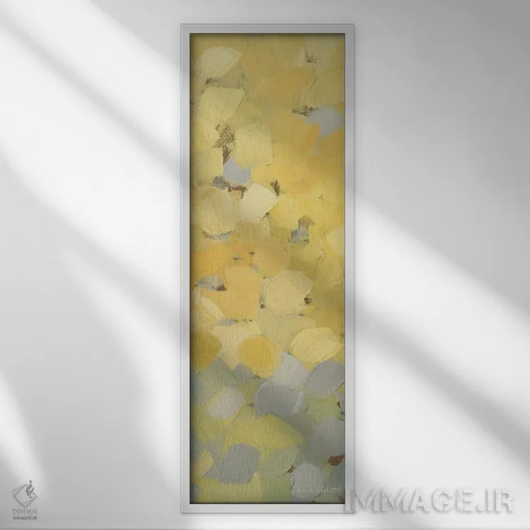 تابلو دکوراتیو "تکه هایی از زندگی II" اثر لینی لورث - نمای قابدار سفید