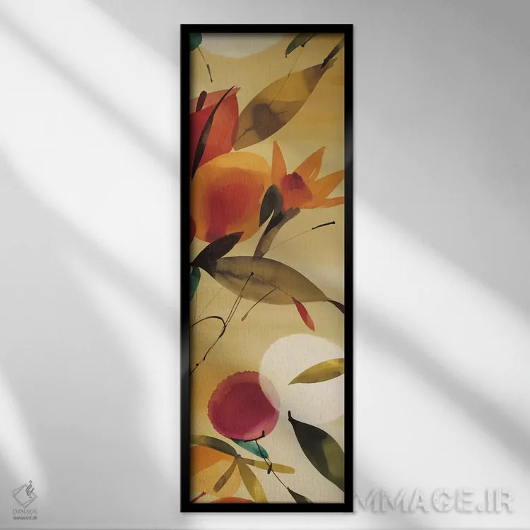 تابلو مدرن "جشن بهاری ۱" اثر لولا آبلان - نمای قابدار مشکی