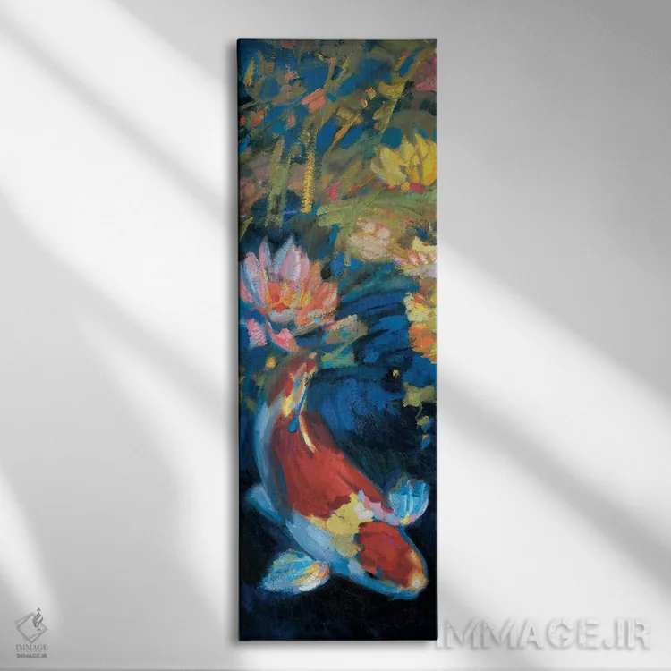 تابلو دکوراتیو "آرامش آسیایی I" اثر لیف استلوند - نمای روبهرو روی دیوار